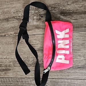 Pink Victoria's secret waist Adjustable strap bag
